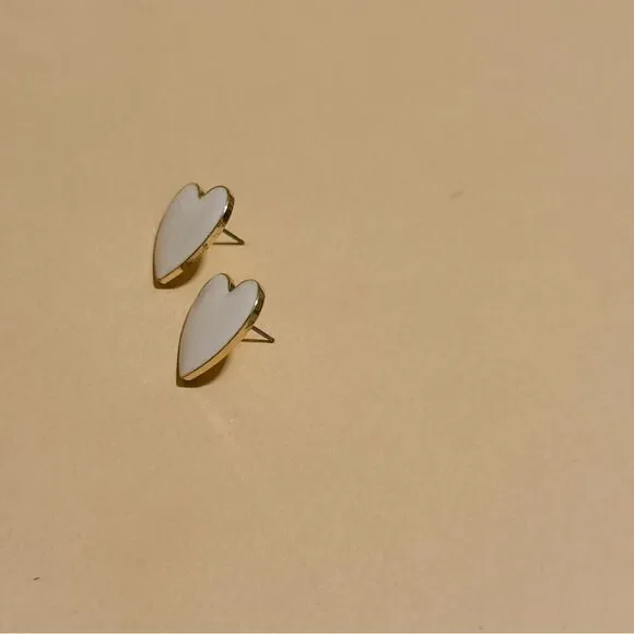 Heart earrings N1211 - Picture 2 of 3